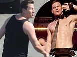 Where has all the Magic gone? Channing Tatum reveals his fuller figure as he films scenes for 22 Jump Street in Puerto Rico