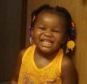 Tragic: Jah'niyah White, 2, died Saturday after being mauled in the head by her grandfather's dog