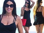 That's Cheeky! Bikini babe Claudia Romani's tiny dress stops traffic in Miami