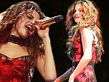 Bounced back: Selena Gomez performed on Sunday in Seattle without any problems after leaving the stage on Friday in Los Angeles due to technical difficulties