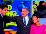 Champion, who has been with GMA since 2006, welled up as he said goodbye to co-hosts Robin Roberts, George Stephanopoulos, Lara Spencer and Josh Elliot. 
