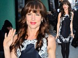 Looking hot in the cold! Juliette Lewis braves freezing New York weather to show off slim figure in mini dress 