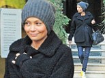 The Chronicles of pregnancy: Stunning actress Thandie Newton is positively glowing as she wraps up her bump for shopping trip