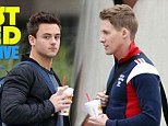 Swapping clothes already? Tom Daley's boyfriend Dustin Lance Black shows support for Olympian in Team GB top