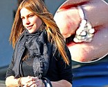 It's back on: Sofia Vergara had her engagement ring back on as she went shopping on Thursday in Beverly Hills, California