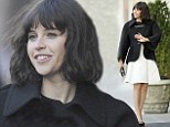 Keeping Up With The Joneses: Felicity Jones perfects chic new look with tousled bob and textured dress