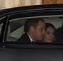 The couple, pictured in the car at the Natural History Museum last week, have added the 250k Bentley to their fleet of luxury vehicles 