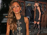 Job done! Nicole Scherzinger celebrates in a minidress and gladiator heels after helping Sam Bailey get to the X Factor final with stunning duet
