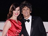Youthful: Ronnie Wood revealed his wife Sally Humphreys gets mistaken for his daughter at times 