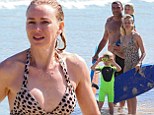 Naomi Watts spotted in bikini on Bondi Beach.