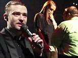 Isn't it romantic? Watch matchmaker Justin Timberlake stop a concert to help a fan propose to his girlfriend