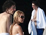 Howard Stern keeps his Private Parts covered while in Cabo with wife Beth Otrosky and his friends