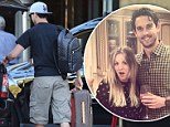 Wedding countdown! Kaley Cuoco's fiance Ryan Sweeting checks into hotel with designer luggage just hours before the ceremony