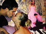 Introducing the Sweetings! Kaley Cuoco wears strapless pink gown to wed fiancé Ryan in New Year's Eve fire and ice themed ceremony