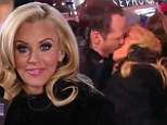 Jenny McCarthy and boyfriend Donnie Wahlberg share over the top kiss as she hosts New Year's Rockin' Eve