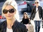 Mommy and me time: The 36-year-old actress was seen with her four-year-old daughter on their way to ballet class in Sherman Oaks on Saturday
