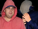 The man without a face! Leonardo DiCaprio hides under his flat cap as he goes on dinner date with Jonah Hill in London