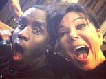 Hanging out with Diddy: Fame loving Kris Jenner posted a snapshot of herself hanging out with Sean 'Diddy' Combs on her Instagram on Wednesday