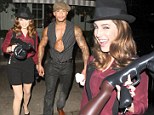 Kelly Brook gets a gangster makeover for Ellen Von Unwerth's 60th birthday... as new man David McIntosh gets his 'guns' out too