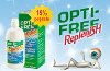 15% Popusta na OPTI- FREE RepleniSH otopine za kontaktne leće u optikama
