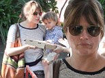 Mommy and me! Selma Blair treated her two-year-old son Arthur to another eventful Sunday morning at the farmer's market in Studio City