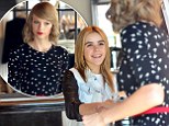 Starstruck Kiernan Shipka looks overwhelmed as she meets Taylor Swift during shopping spree