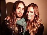 They're hair twins! Extra correspondent Renee Bargh and Jared Leto sport matching sun kissed tousled locks during interview