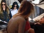 Sisterly scuffle: Kylie Jenner calls Khlo? Kardashian a 'Fake b****' as she wails that her 'knuckles are bleeding' during physical altercation