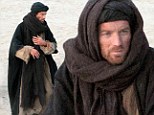 Trés Sheikh! Ewan McGregor dons turban and tattered Bisht robe on the California set of Last Days in the Desert