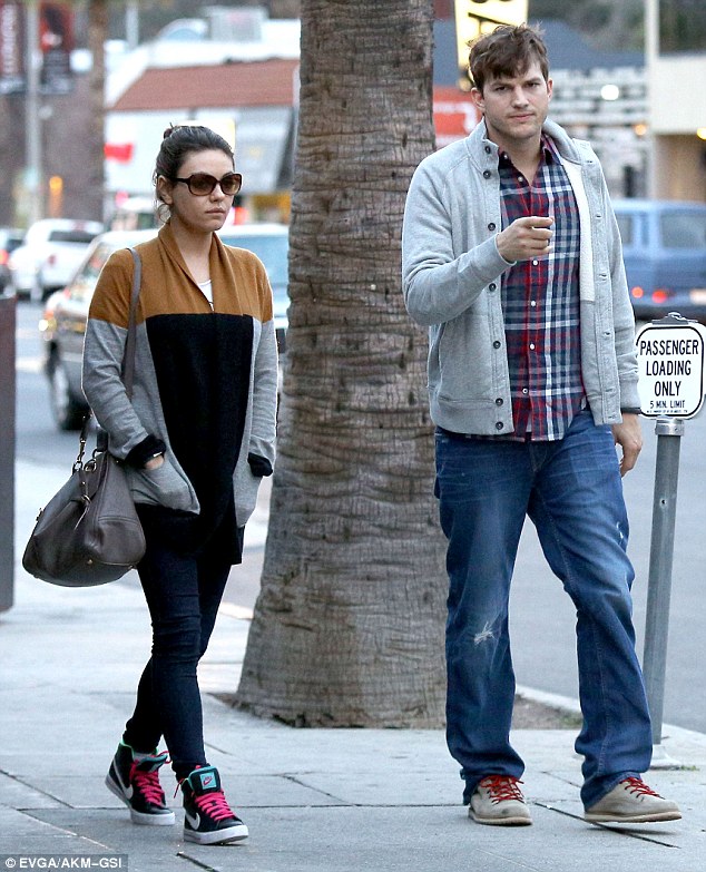 Keeping it under wraps: The couple apparently got engaged 'a couple of weeks ago,' pictured together in LA on Monday