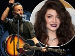 Bruce Springsteen makes Lorde cry