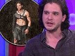 Hulked up: Kit Harington went to the gym three times a day for his role in Pompeii