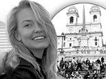 Lara Bingle escaped her recent troubles with a brief trip to Rome on Saturday