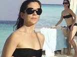 Looking good! Princess Mary shows off slim figure enjoying family beach time in the Maldives