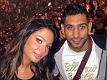 New friends: Amir Khan poses with Tulisa Contostavlos