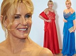 Twice as nice! Daryl Hannah ditches red embroidered gown at the last minute for same dress in blue to attend Vienna Filmball