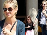 Learning early! Sarah Michelle Gellar's daughter Charlotte wore stylish sunnies on the way to ballet class in Sherman Oak, California on Saturday
