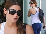 Fit and fabulous! Ashley Greene displayed her firm derriere as she emerged from a gym in West Hollywood, California on Sunday