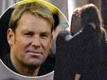 A shocked Shane Warne has reacted on Twitter to images of Liz Hurley kissing David Yarrow