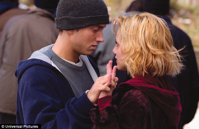 Love interest: The blonde actress starred alongside Eminem in 2002 drama movie 8 Mile