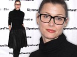 Geek chic: Bridget Moynahan donned plastic-rimmed glasses to the opening night after party for the play Appropriate at the Signature Theatre in New York on Monday