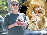 Do you like scary movies? Police helicopters swoop after pregnant Drew Barrymore calls 911 complaining of someone hammering on her door