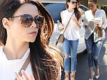 Copying Khloe: Jenna Dewan wears a Kardashian look as she steps out with ripped jeans and heels