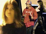 Taking tips from Kanye? Kylie Jenner wore leather joggers as she stepped out in Calabasas, California with Jaden and Willow Smith on Thursday