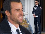 An officer and a gentleman! Justin Theroux gets to work on new series The Leftovers amid reports he and Jennifer Aniston 'plan to elope this spring'