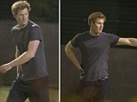 Fortunately it seems that an evening kickabout with a few close mates is still something Prince Harry can enjoy