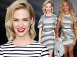 Forget couture! January Jones follows Beyonce's lead in the $140 Topshop dress taking Hollywood by storm