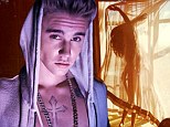 Showing some skin! Selena Gomez posts 'nude' curtain Instagram as her on/off beau Justin Bieber shares shirtless snaps