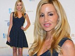 Camille Grammer is the picture of health in glittering flared frock at charity event just five months after cancer surgery