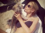 Don't tell Reid!: Real Housewives of New York star Aviva Drescher says she wants a puppy after posting a  picture of her puckering up to a dog